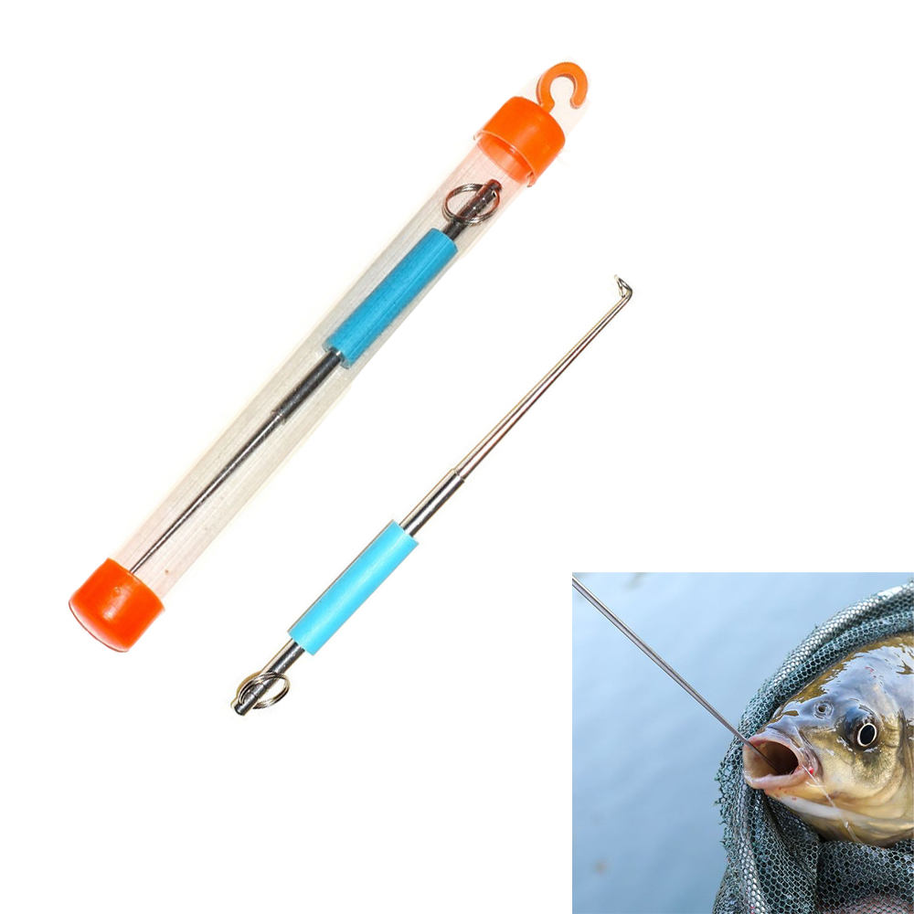 Fishing Rod Building Kit - ステンレス鋼のフィッシュフックリムーバー,安全性,抽出器付き,迅速な分離装置,釣りツール,1個