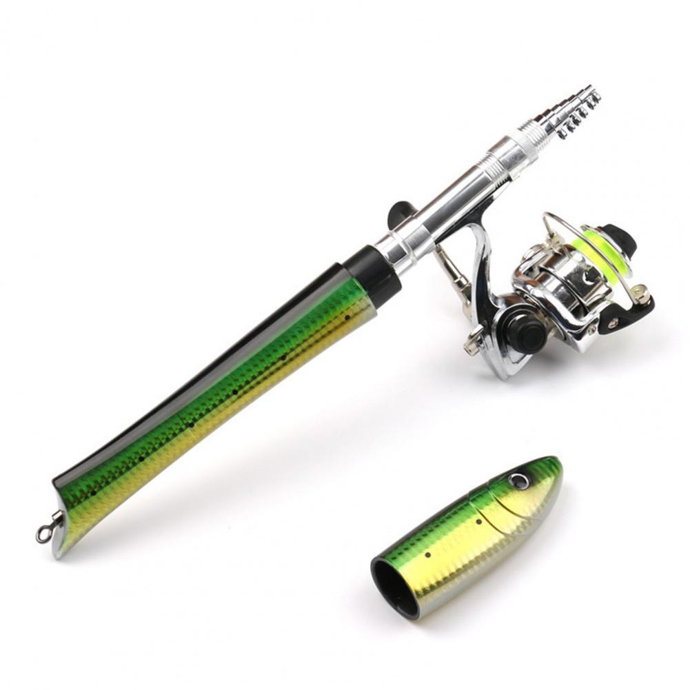 Fishing Rod Spinning - ポータブル伸縮式釣り竿,ミニ伸縮式釣り竿,リールキット,釣り道具