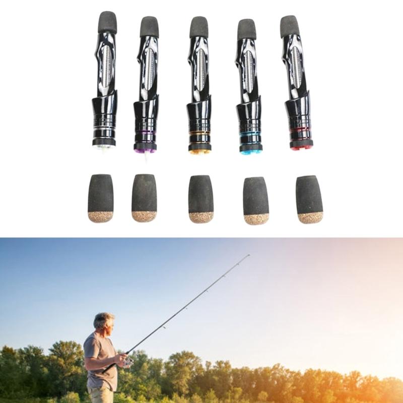 Fishing Rod Fly - 釣竿ハンドルグリップソフト EVA とゴムコルク釣竿ハンドルアップグレード人間工学に基づいた快適さとコントロールを強化 24BD