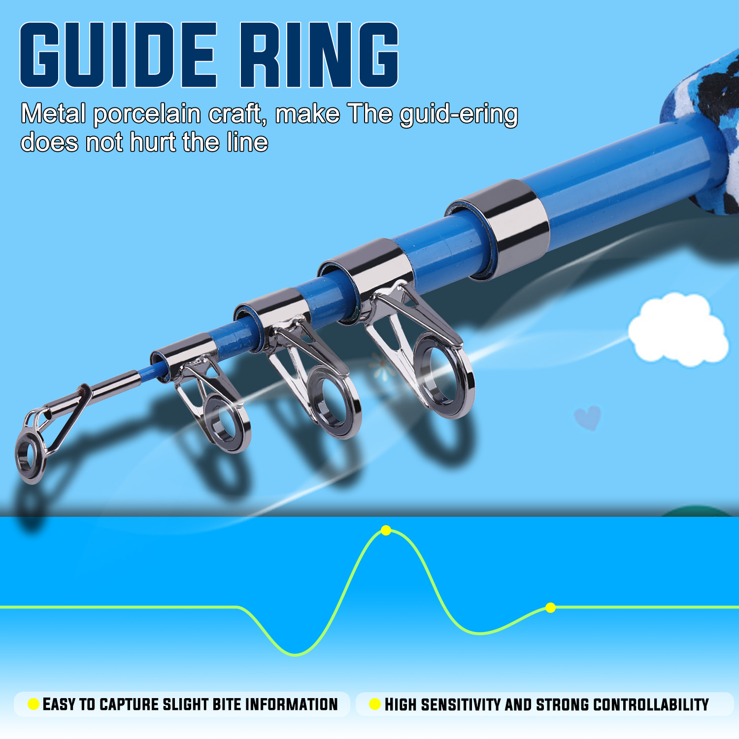 Sougayilang-伸縮式釣り竿,子供用コンボ釣り道具, - Fishing Rod Casting のレビューと価格