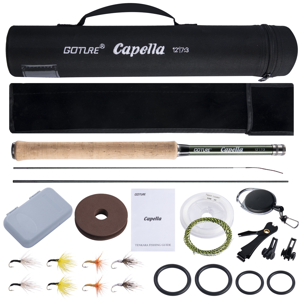 GOTENKara-超軽量釣り竿,3.6mコンボ,ライン付き - Fishing Rod Fly のレビューと価格
