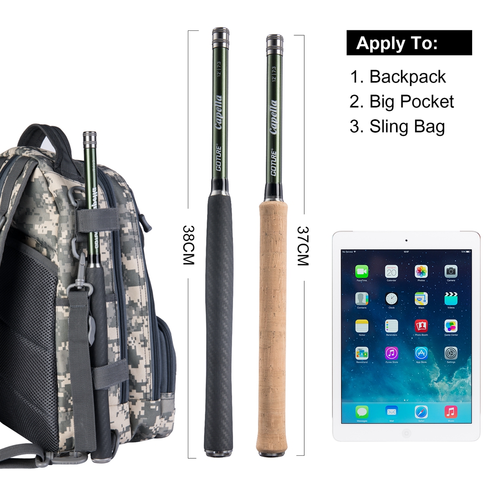 GOTENKara-超軽量釣り竿,3.6mコンボ,ライン付き - Fishing Rod Fly のレビューと価格