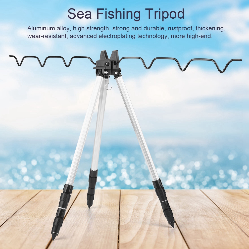 釣り竿三脚ホルダー 多機能ロッド三脚 アウトドア海釣りサポー - Fishing Rod Telescopic のレビューと価格