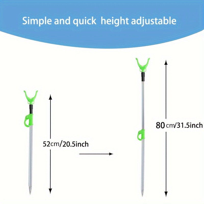 プレミアムアルミ合金伸縮式釣り竿ホルダー、ポールスタンド、省 - Fishing Rod Telescopic のレビューと価格