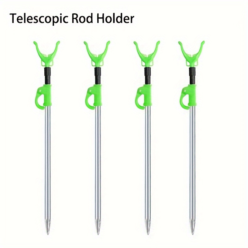 プレミアムアルミ合金伸縮式釣り竿ホルダー、ポールスタンド、省 - Fishing Rod Telescopic のレビューと価格