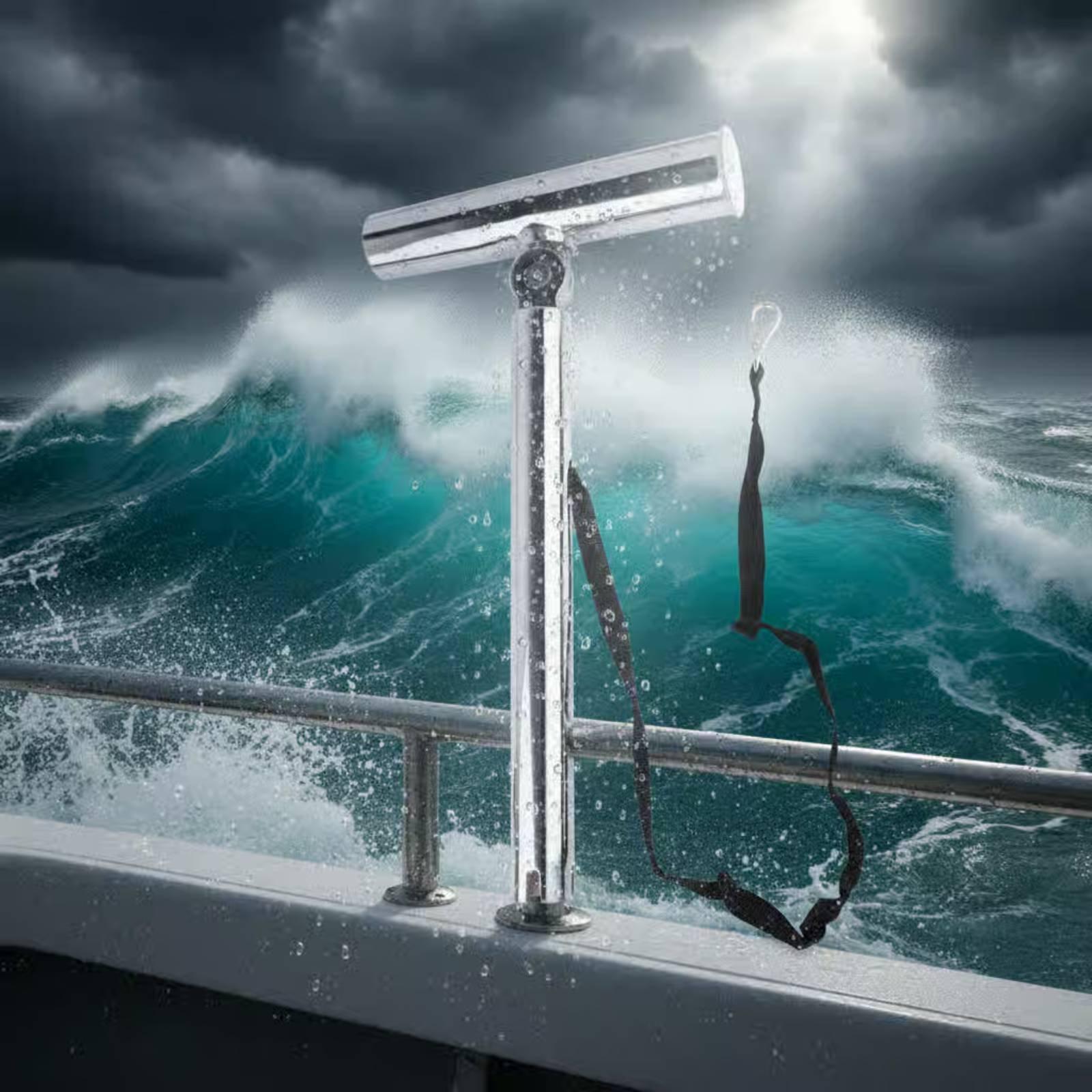 調整可能な釣り竿スタンド ステンレス製ボート用ロッドラック  - Fishing Rod Boat のレビューと価格