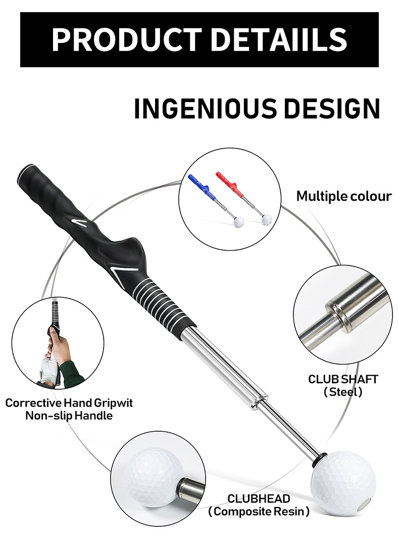 ゴルフ伸縮式スイングトレーナー姿勢矯正器具練習用左右兼用ゴル - Fishing Rod Telescopic のレビューと価格
