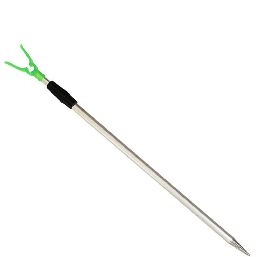 伸縮式アルミ合金2段ブラケットポールラックスタンド釣り竿ホル - Fishing Rod Telescopic のレビューと価格