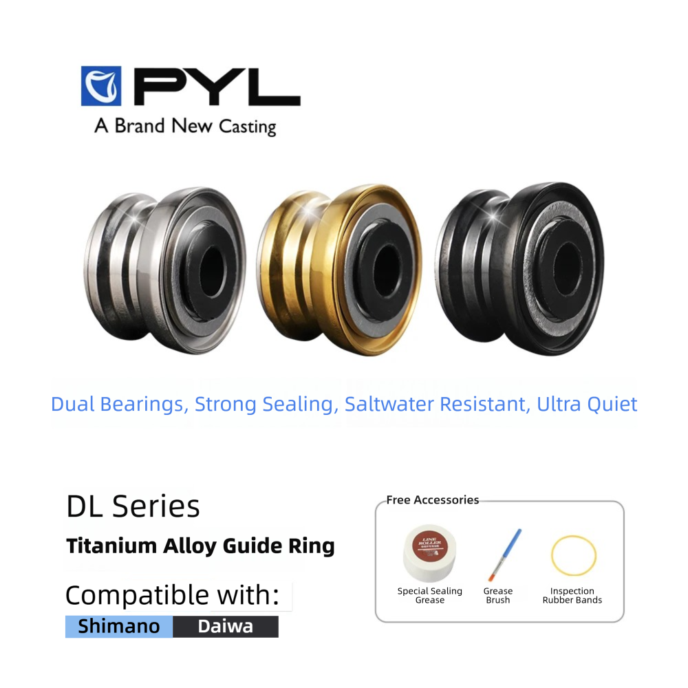 PYL チタン合金 ダブルベアリング ラインローラー - シ - Shimano Reel Stradic のレビューと価格