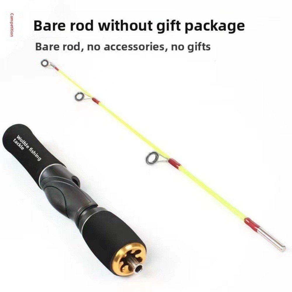 格納式氷釣り竿ポータブルデザイン60cm長さ氷釣りペンポール - Fishing Rod Ice のレビューと価格