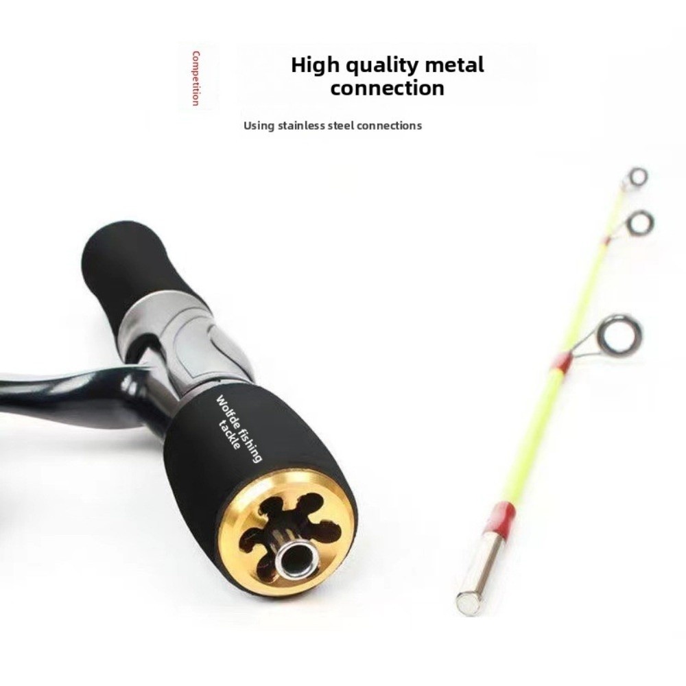格納式氷釣り竿ポータブルデザイン60cm長さ氷釣りペンポール - Fishing Rod Ice のレビューと価格